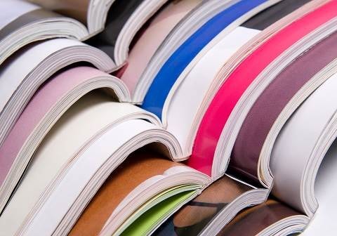 Softcover book spines